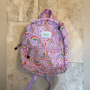 State Kids Purple Rainbow Backpack